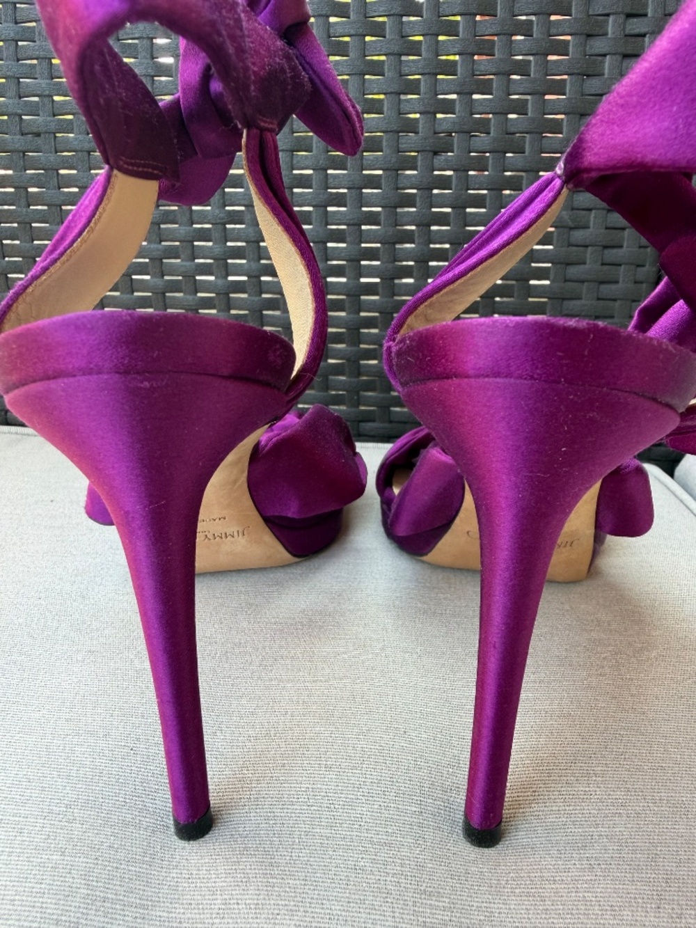 Jimmy Choo Kris Printed Knotted Sandal Size 39 (US8) - Picture 4 of 6